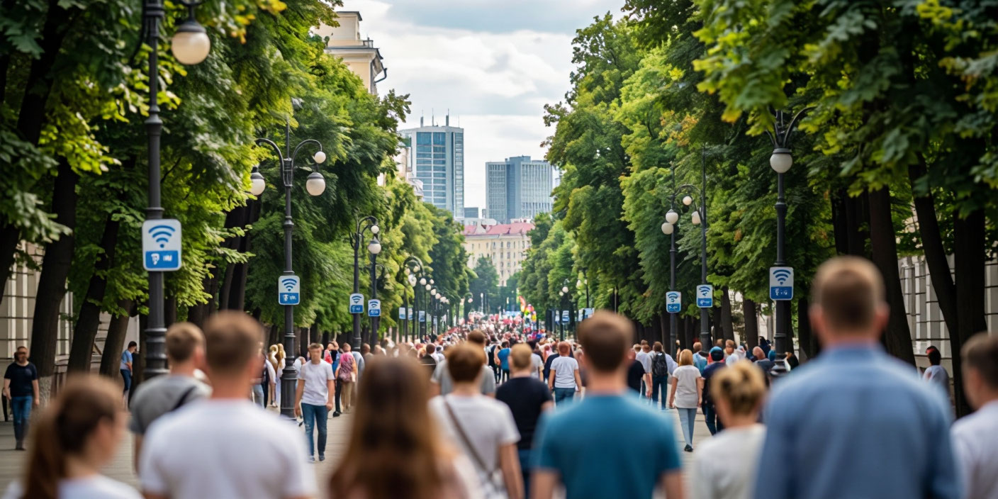 В Самаре на улице Ленинградской появится бесплатный Wi-Fi В Самаре на улице Ленинградской появится бесплатный Wi-Fi . Иллюстрация MediaMatrix