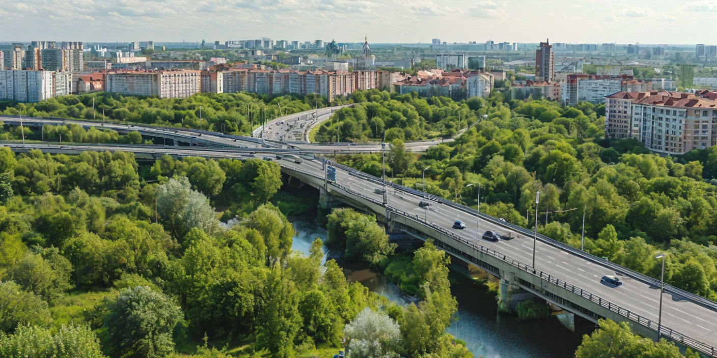 В Ульяновске ремонтируют дороги и мост В Ульяновске ремонтируют дороги и мост . Иллюстрация MediaMatrix