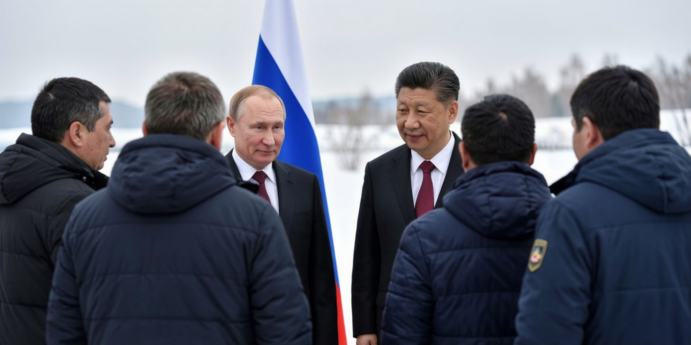 Путин и Си Цзиньпин обсудят проект 'Сила Сибири-2' Путин и Си Цзиньпин обсудят проект 'Сила Сибири-2' . Иллюстрация MediaMatrix