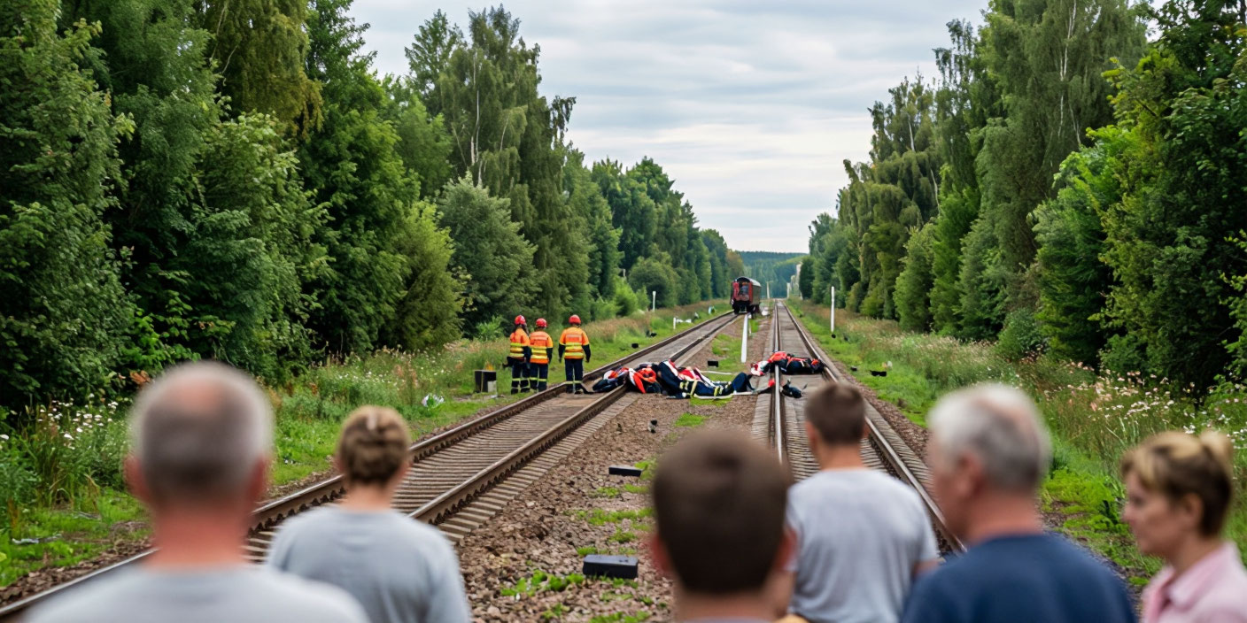 Поезд сбил двух человек в Тосненском районе Поезд сбил двух человек в Тосненском районе . Иллюстрация MediaMatrix