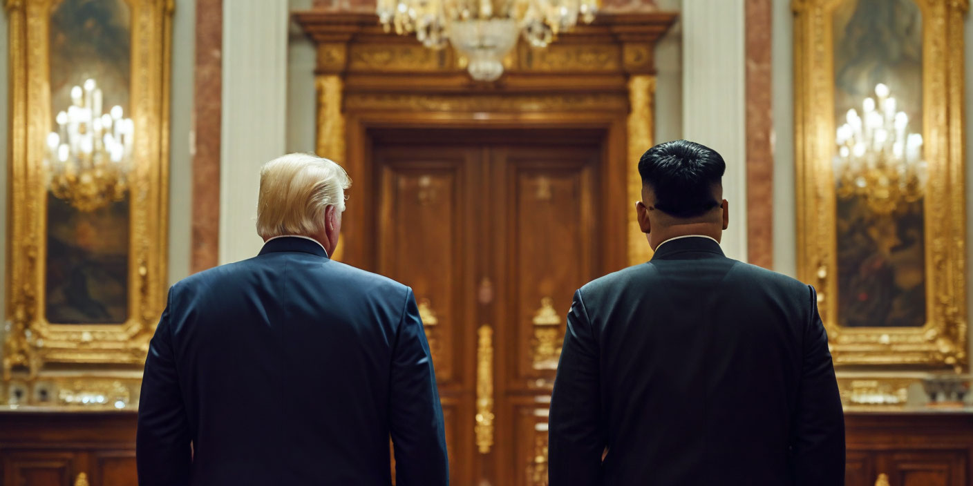 Трамп заявил об ответе Ким Чен Ына на предложение о переговорах . Иллюстрация MediaMatrix