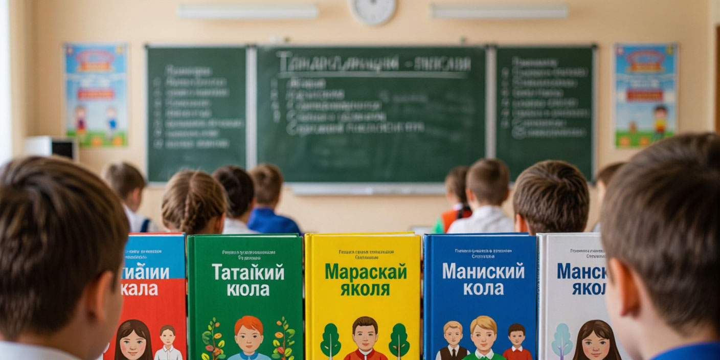 В 11 школах Среднего Урала изучают родной язык В 11 школах Среднего Урала изучают родной язык . Иллюстрация MediaMatrix