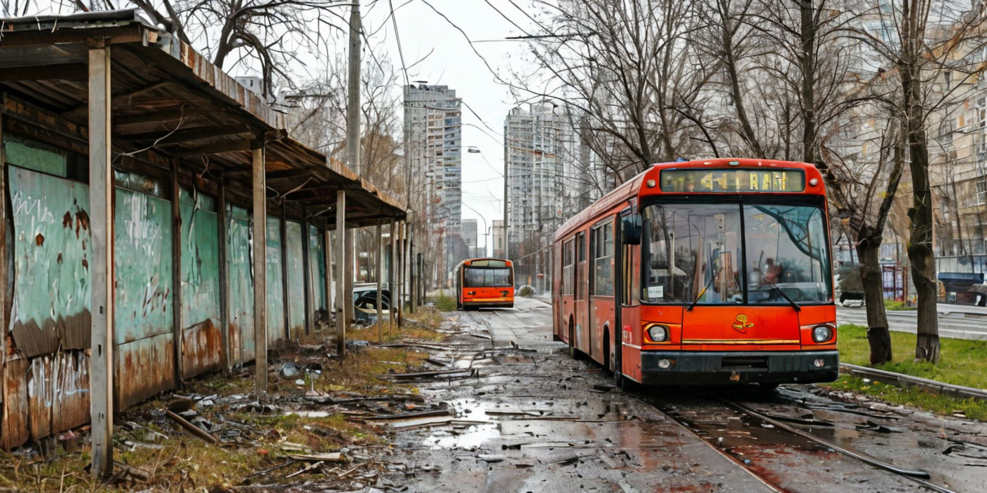 В Челябинске пассажиры разбили окна в двух автобусах . Иллюстрация MediaMatrix