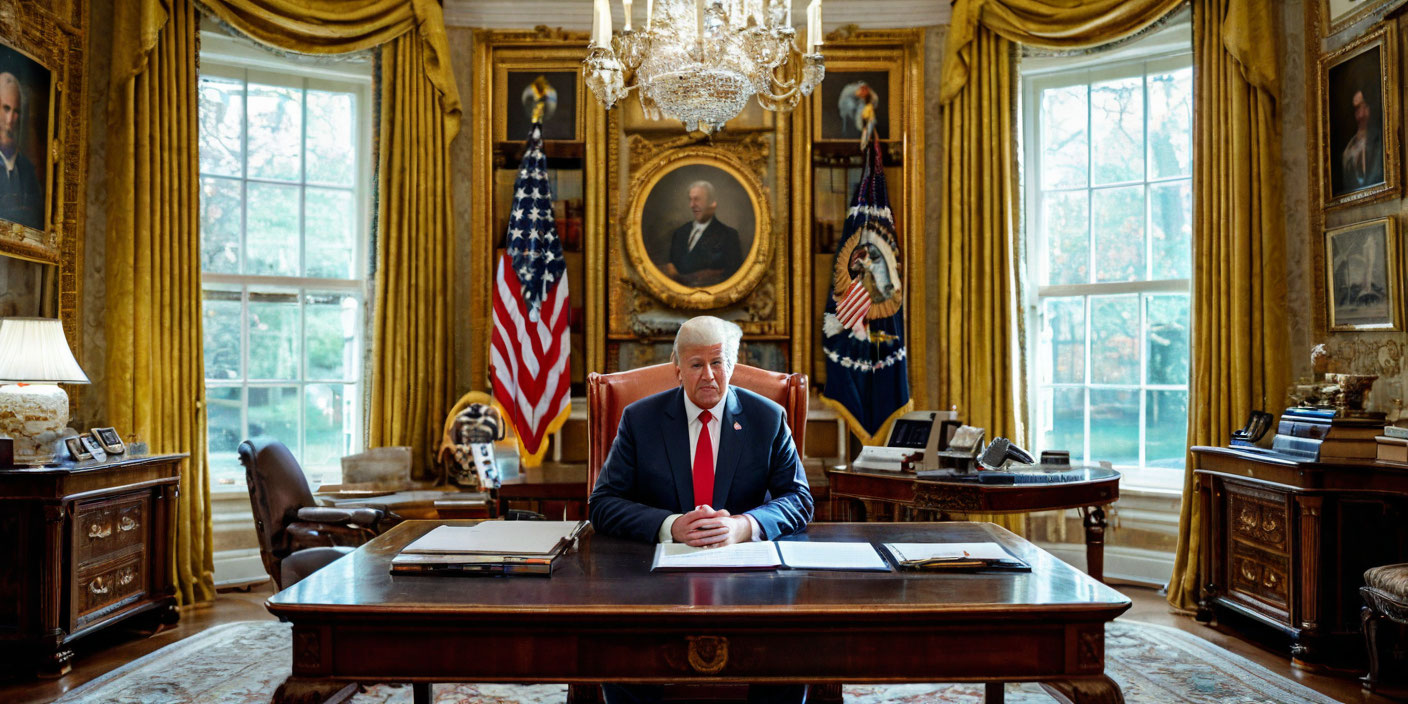 Трамп подписал меморандум о развитии космической отрасли США . Иллюстрация MediaMatrix
