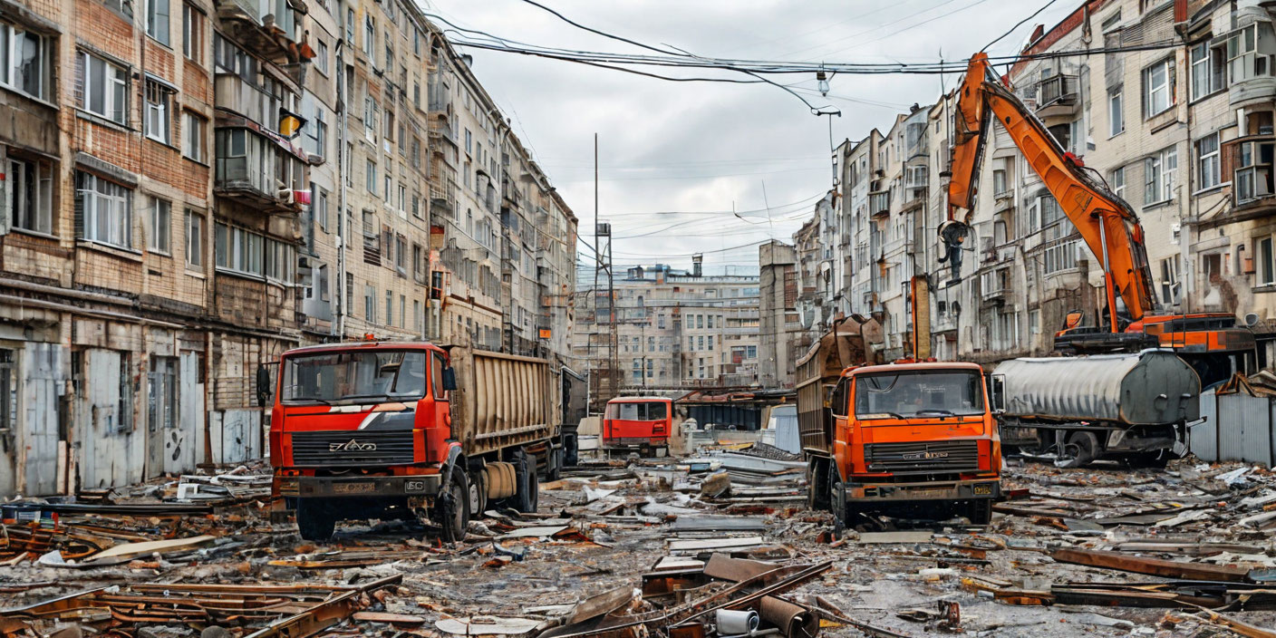 Владельцы снесённых гаражей в Петербурге могут получить компенсацию . Иллюстрация MediaMatrix