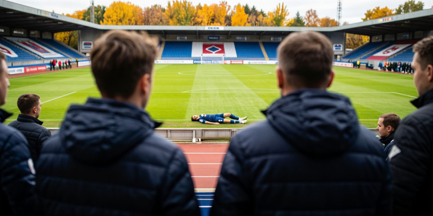 Расистские нападения после футбольного матча OL-Le Havre . Иллюстрация MediaMatrix