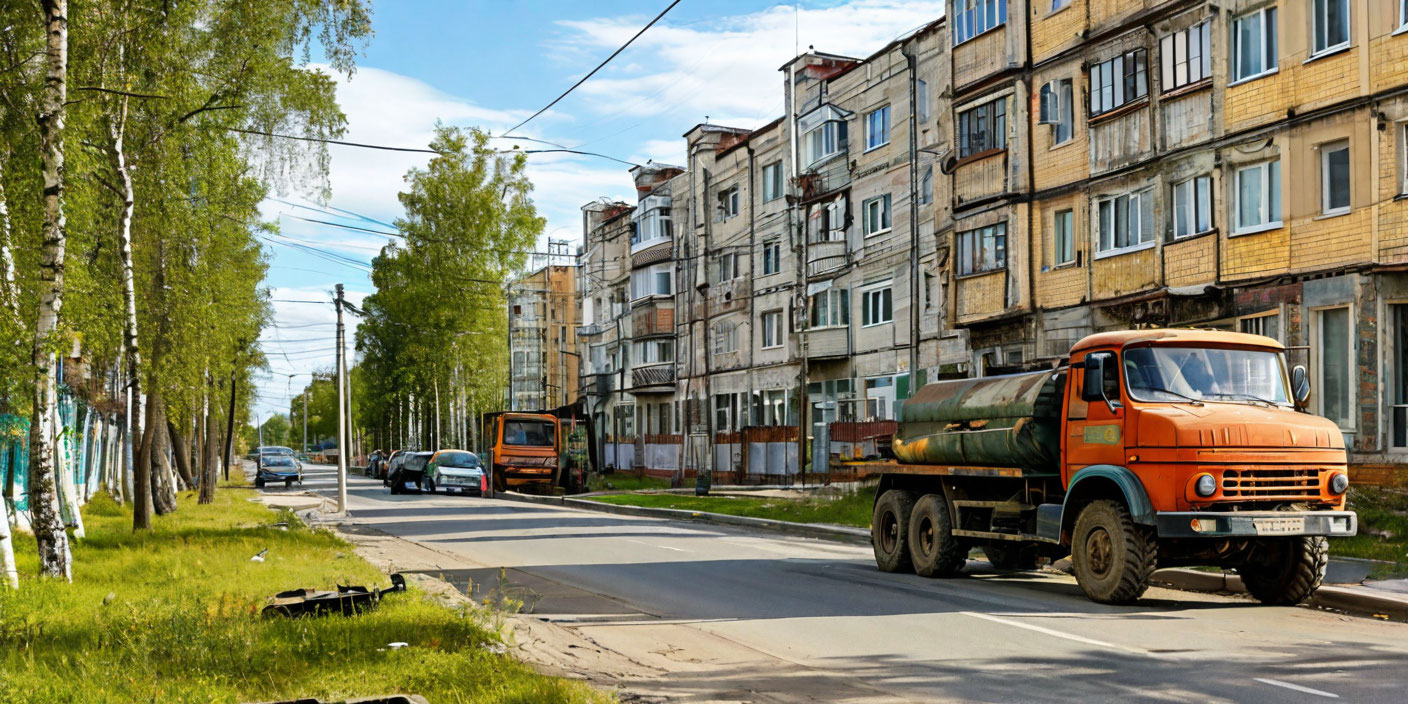 В Северодвинске благоустраивают улицу Ломоносова . Иллюстрация MediaMatrix