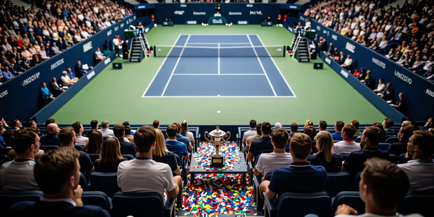 Американские теннисисты на US Open . Иллюстрация MediaMatrix