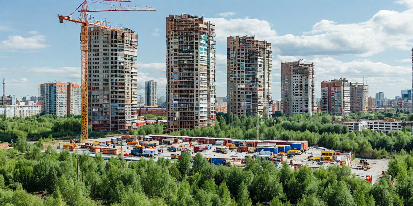 В Новосибирской области введён первый миллион квадратных метров жилья . Иллюстрация MediaMatrix