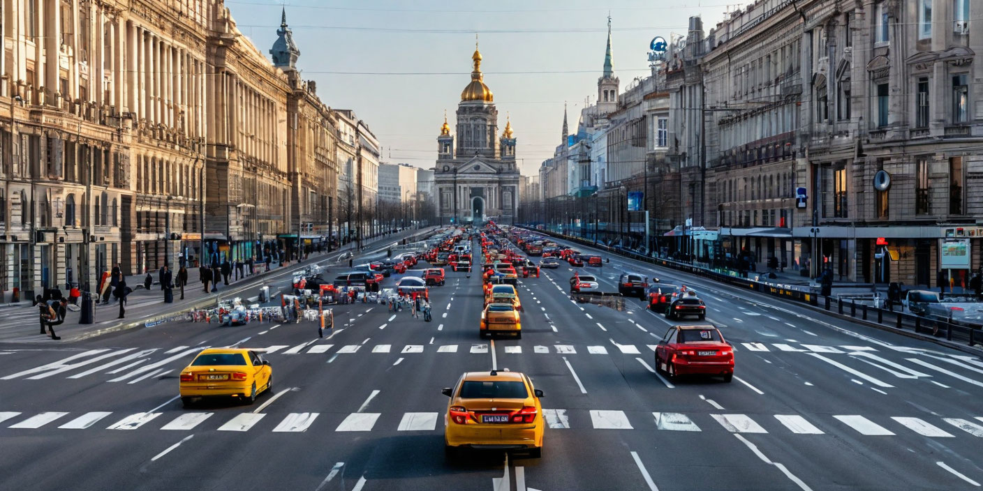 Временное закрытие движения в Москве — иллюстрация MediaMatrix