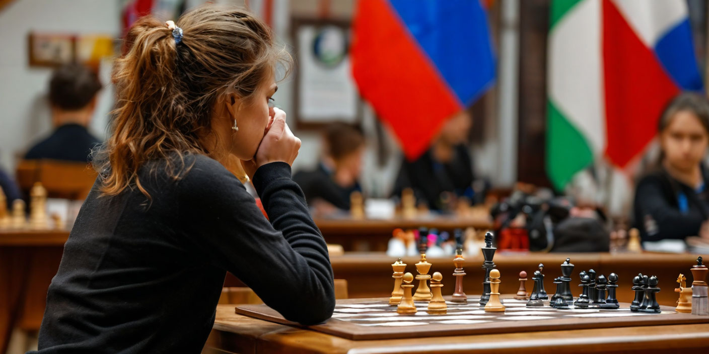 18-летняя шахматистка завоевала золото на первенстве мира 18-летняя шахматистка завоевала золото на первенстве мира — иллюстрация MediaMatrix