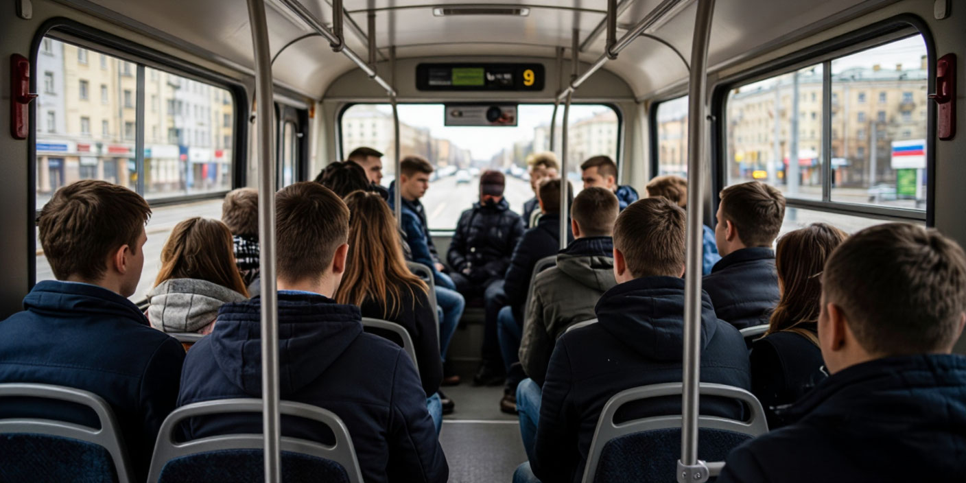 Конфликт в троллейбусе в Волгограде Конфликт в троллейбусе в Волгограде . Иллюстрация MediaMatrix