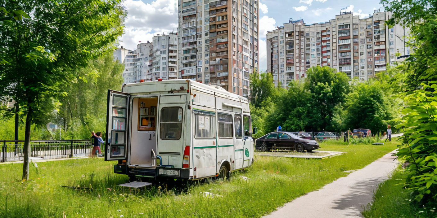 В России стартует эксперимент по продаже лекарств в передвижных аптеках . Иллюстрация MediaMatrix