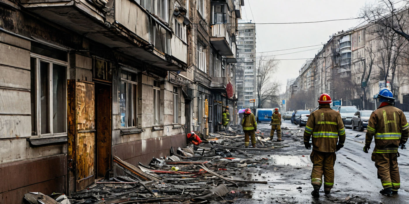 Учительница подожгла квартиру при выселении . Иллюстрация MediaMatrix