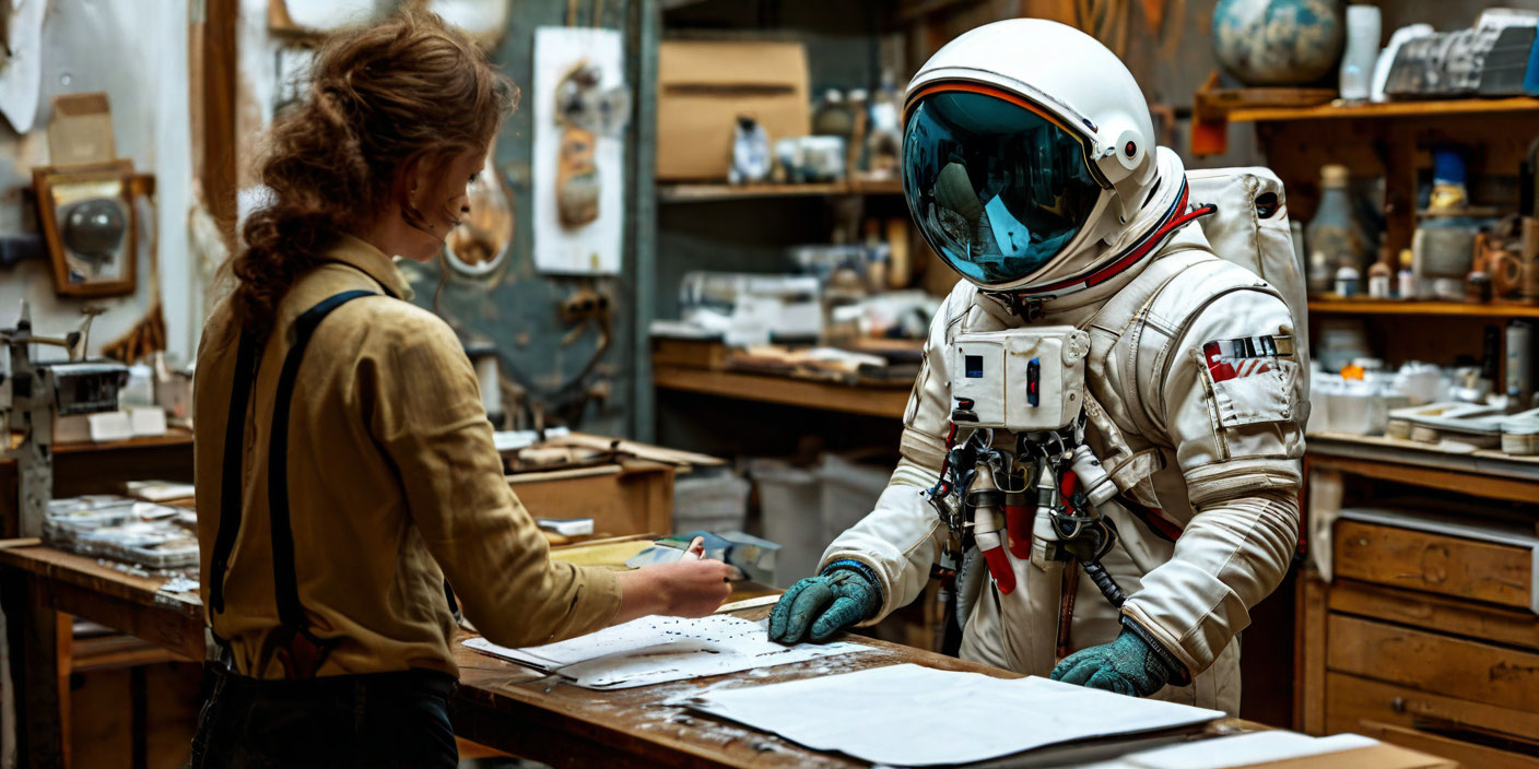 Prada разрабатывает скафандр для NASA — иллюстрация MediaMatrix
