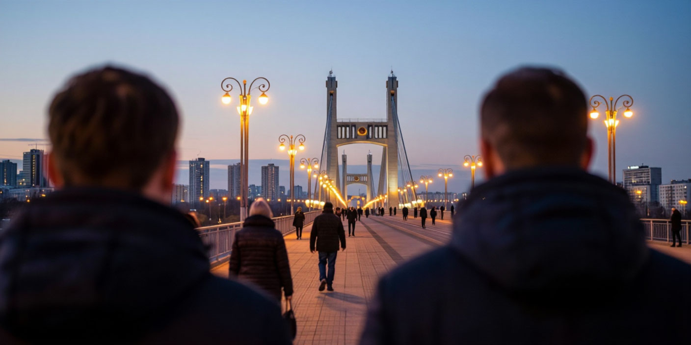 В Волгограде на Комсомольском путепроводе установили подсветку . Иллюстрация MediaMatrix