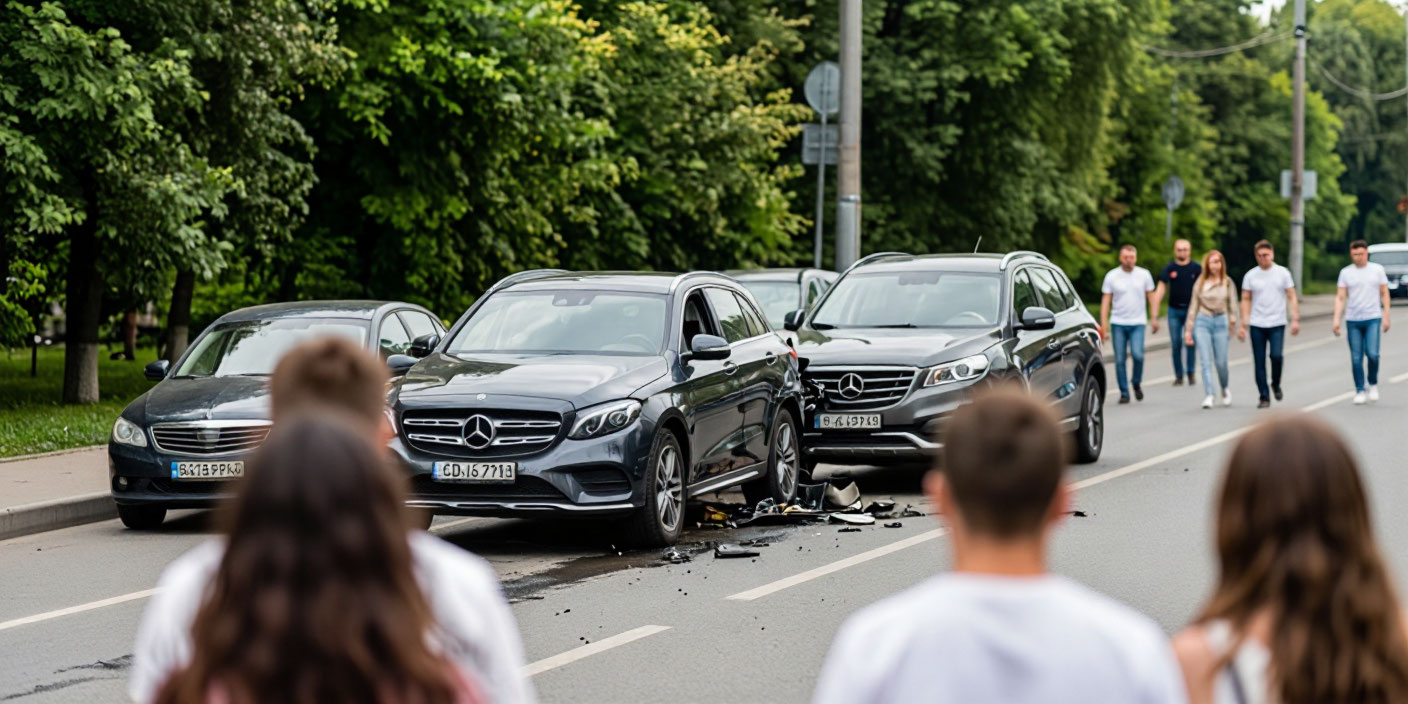 В Зюзине Mercedes сбил пешеходов после столкновения с Haval В Зюзине Mercedes сбил пешеходов после столкновения с Haval . Иллюстрация MediaMatrix