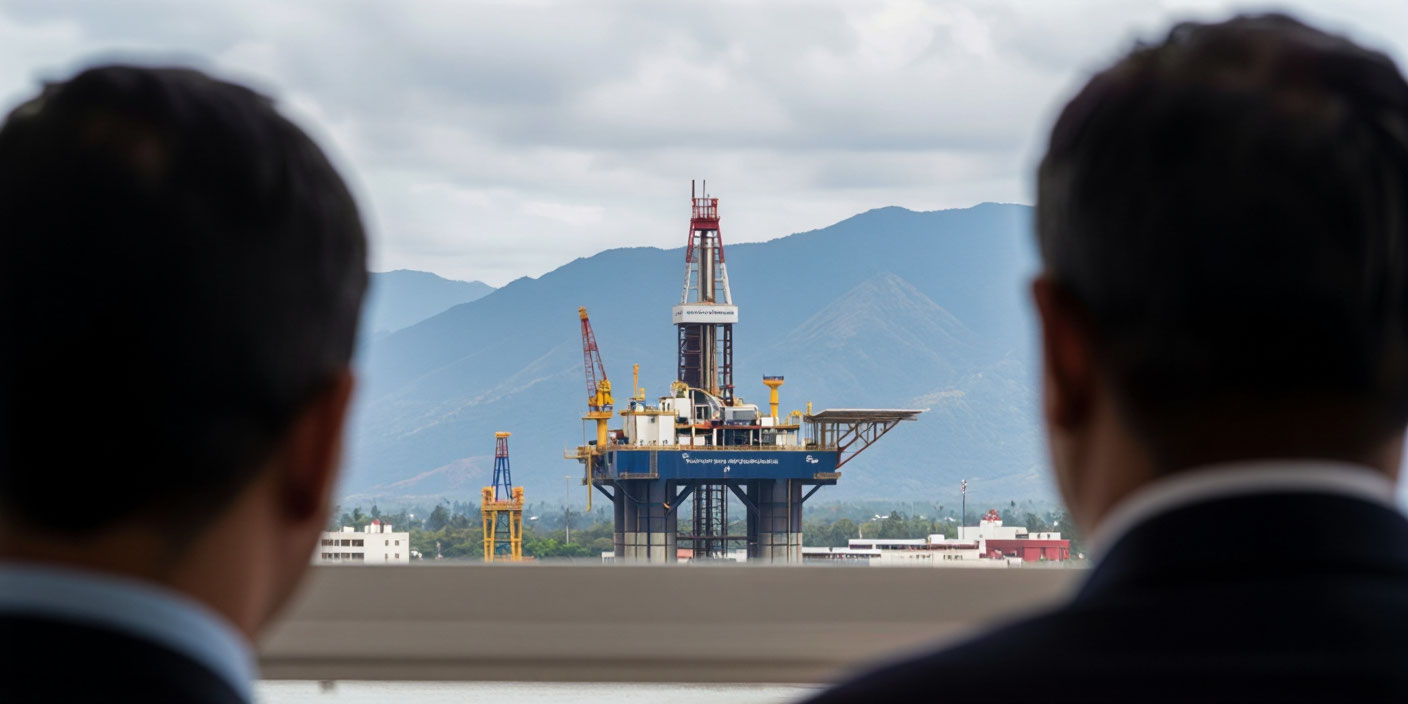 США ведут переговоры с Венесуэлой о нефтяных месторождениях США ведут переговоры с Венесуэлой о нефтяных месторождениях . Иллюстрация MediaMatrix