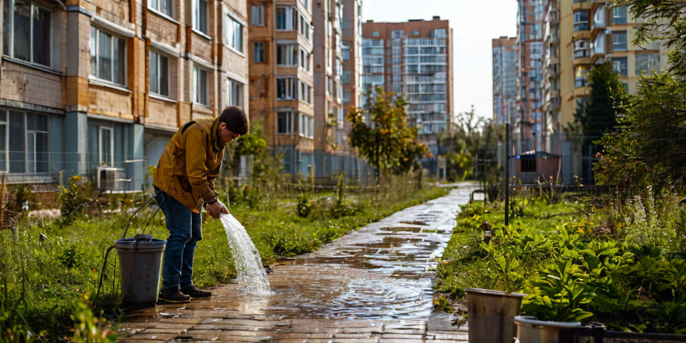 Плановые отключения воды в городах России Плановые отключения воды в городах России — иллюстрация MediaMatrix