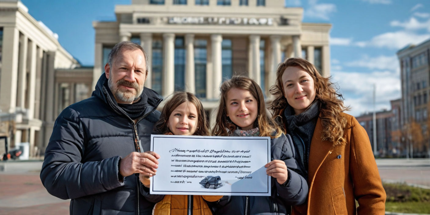 В Новосибирской области 28 многодетным семьям вручили сертификаты на покупку автомобилей В Новосибирской области 28 многодетным семьям вручили сертификаты на покупку автомобилей — иллюстрация MediaMatrix